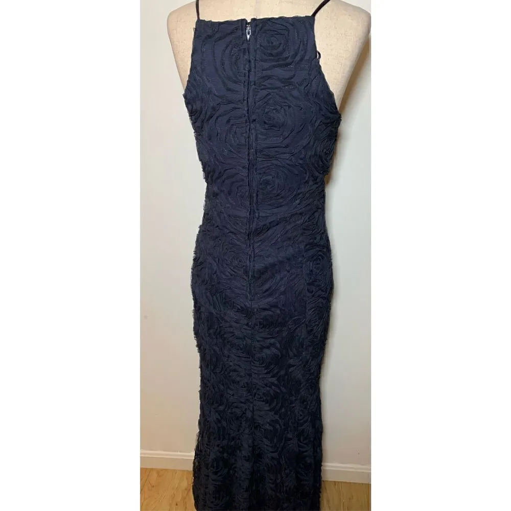 Long blue fancy dress size small - Image 3