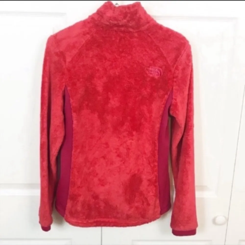 The North Face Size Small Tech Orange Pink Womens Ositio Fluffy Fleece Jacket - Image 8
