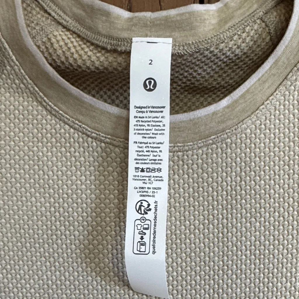 Lululemon Swiftly Tech Short-Sleeve Shirt 2.0 Hip Length *Textured Knit Sz2 - Image 5