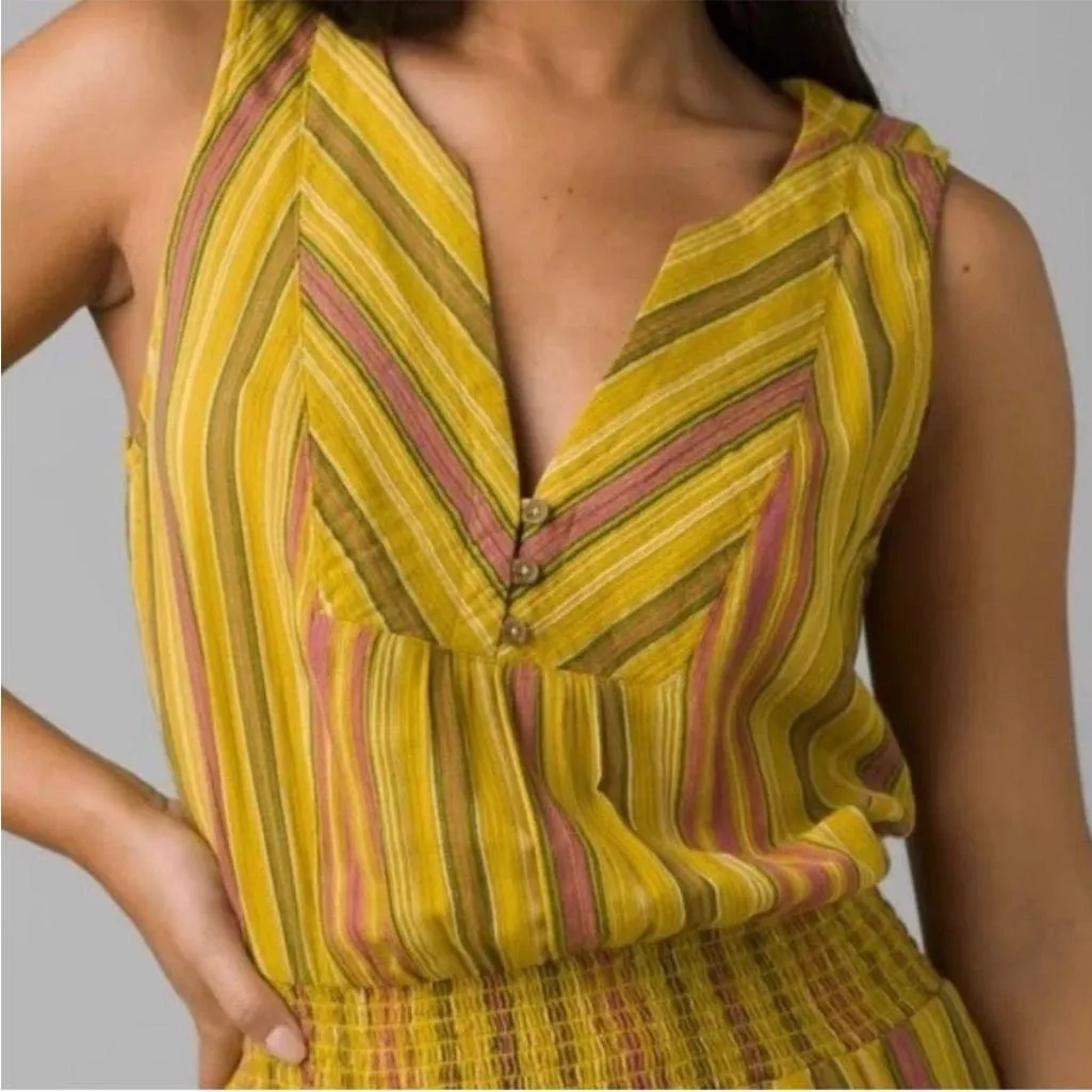 Prana California Dreaming Stripe Maxi Dress XL $99 - Image 2