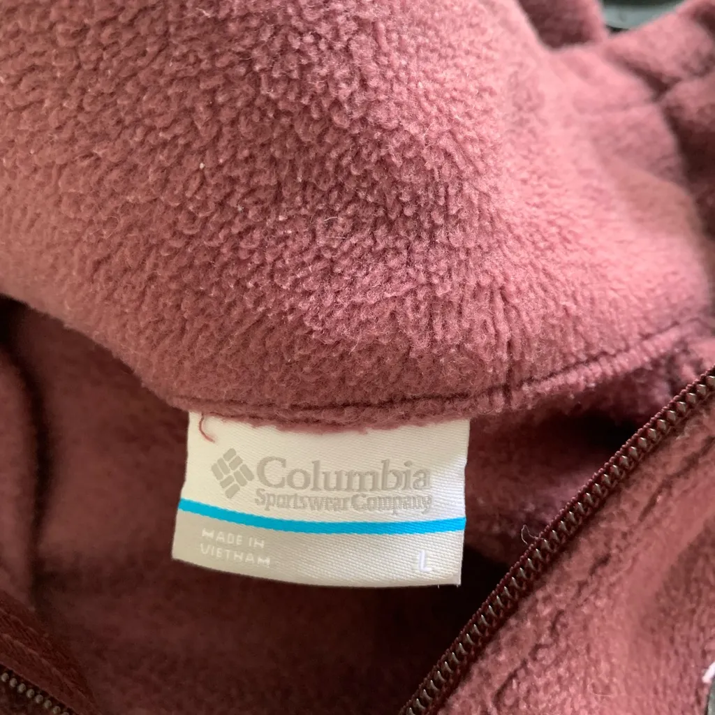 Columbia Women's Maroon Ski Jacket - Image 3