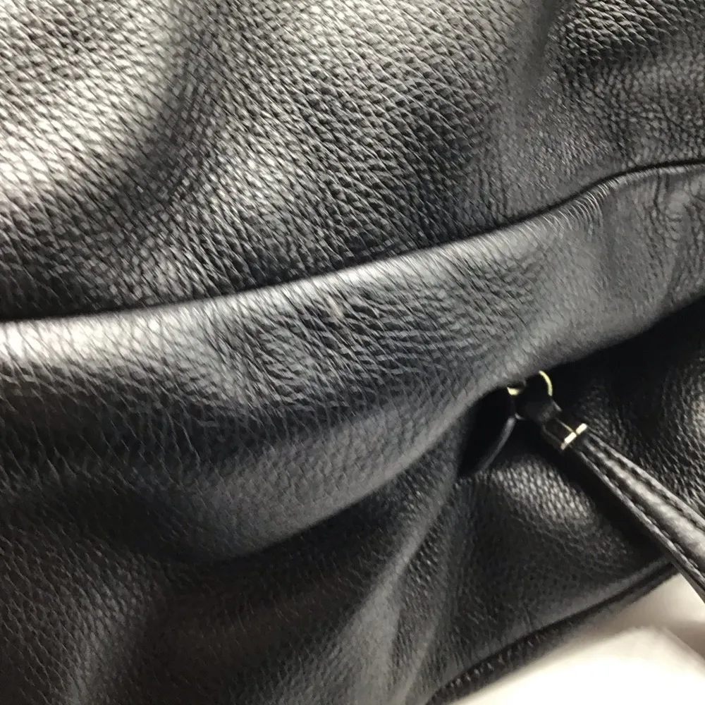 COACH black leather three compartment shoulder bag - Image 8