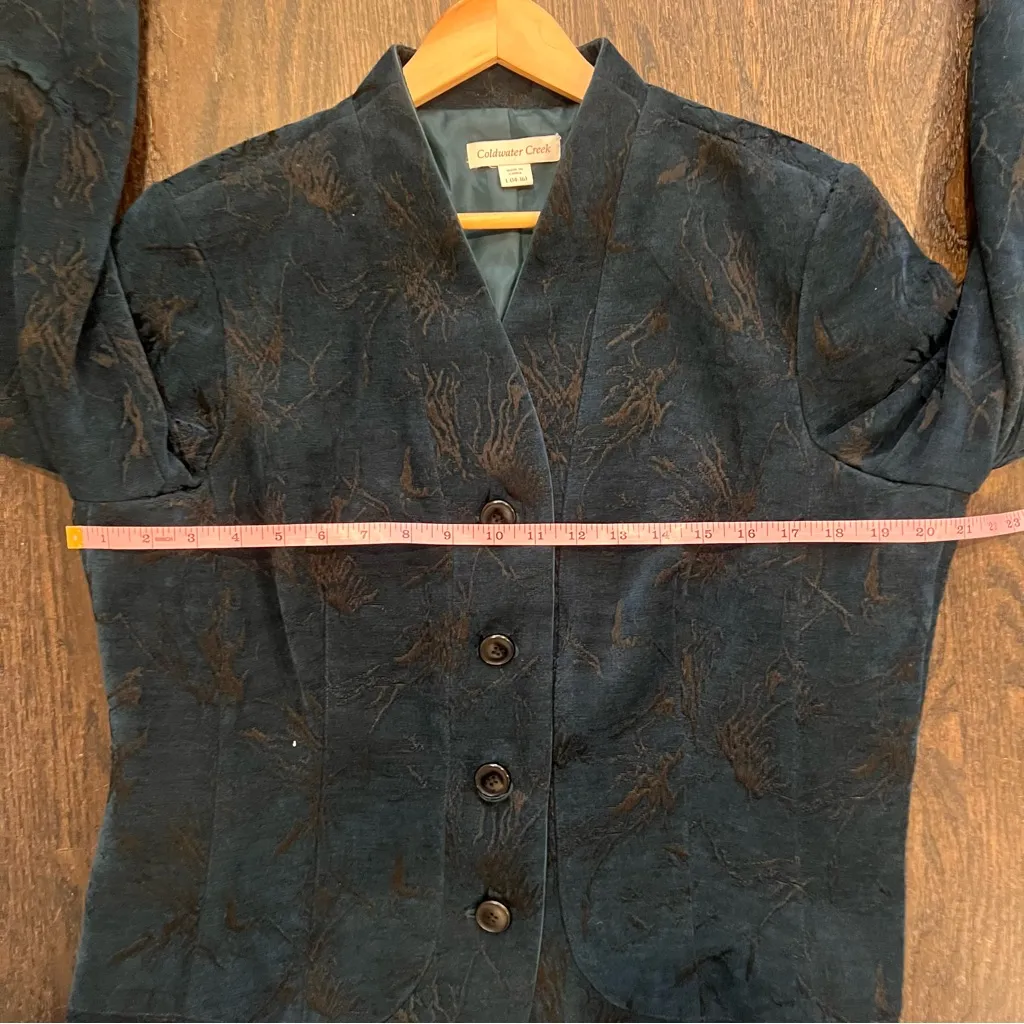 Coldwater Creek Midnight Blue Blazer - Image 7