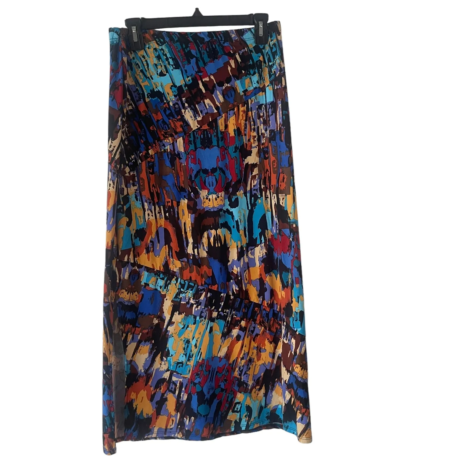 Notations‎ Women's Size Small P Multicolored Aztec Western Maxi Skirt - Image 4