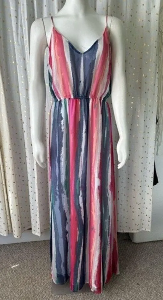 Jack by BB Dakota Joyner White Print Maxi Dress NWT Size Medium - Image 7