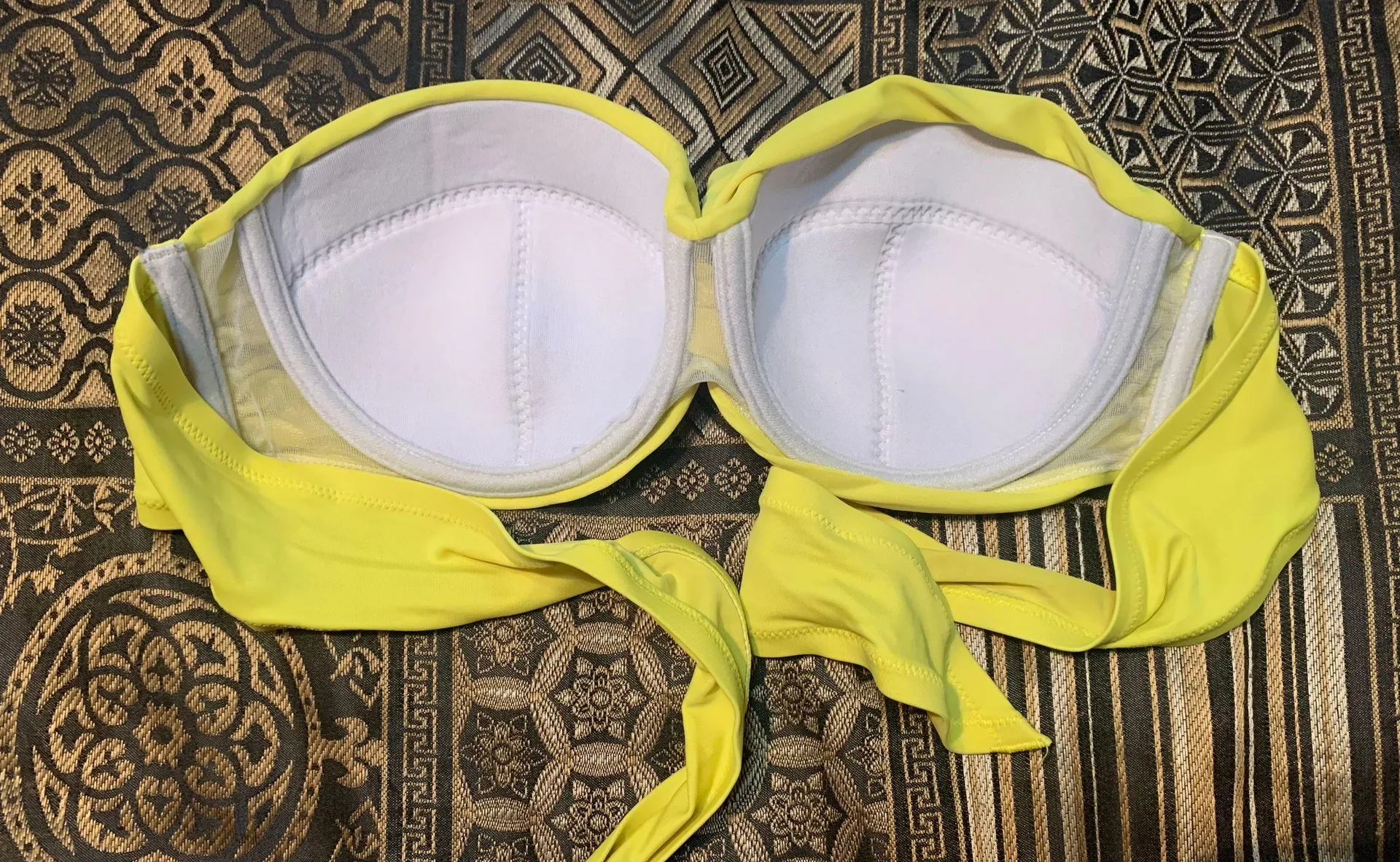 Yellow Swimsuit Top Size M - Image 2