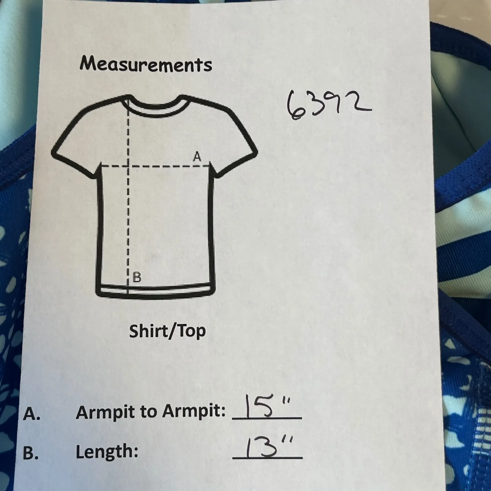 Champion UODRYA Blue White Floral Stripe Sports Bra Racerback Athletic XXL - Image 5