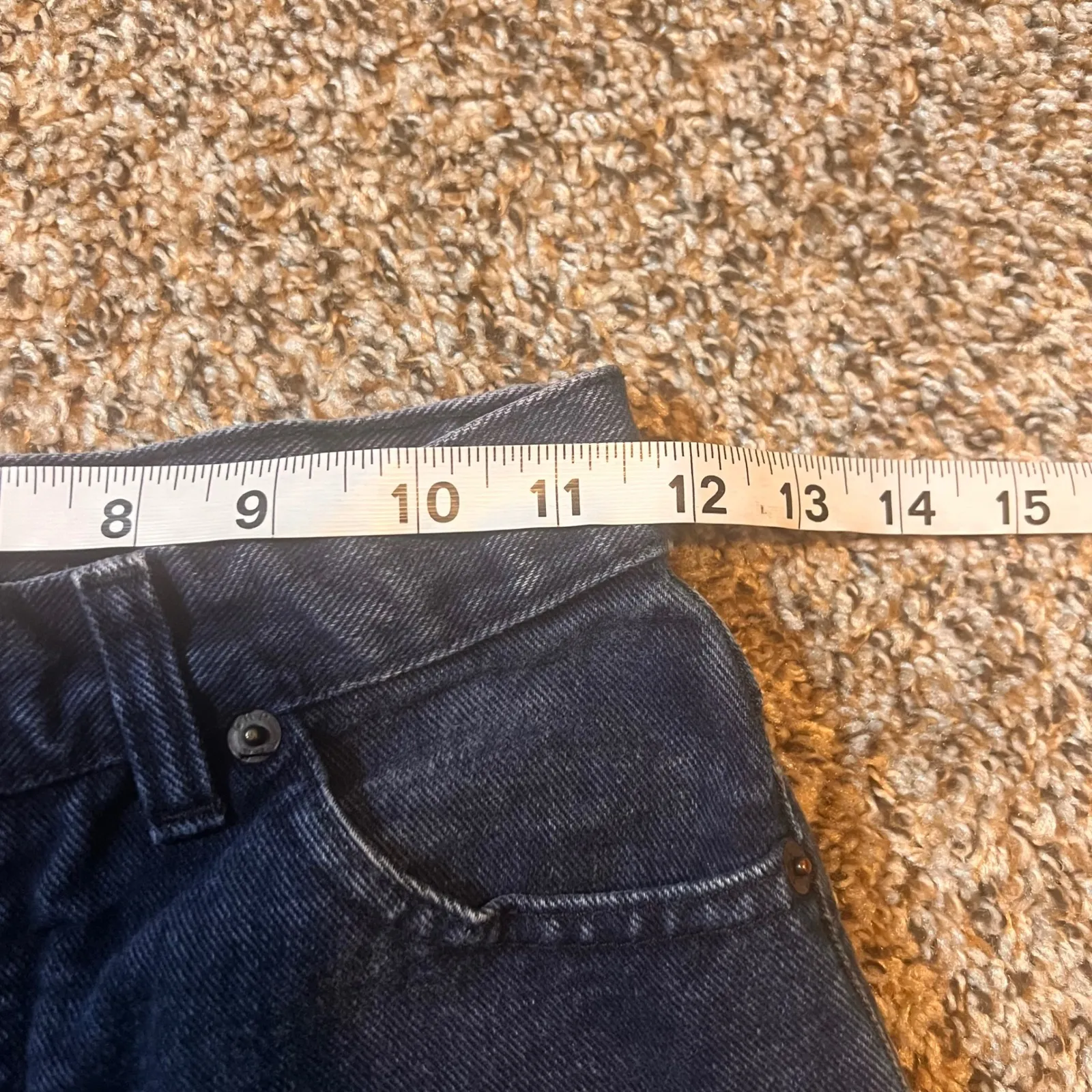 GAP Women's‎ High Waisted Vintage Jeans Dark Wash Classic Denim Pants Casual - Image 3