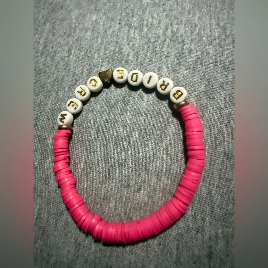 Pink Bride Crew Bracelet - Image 3