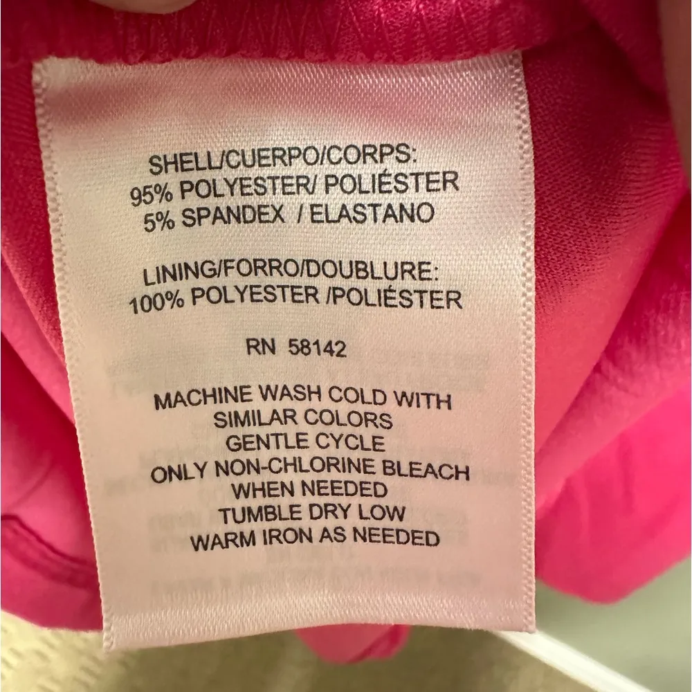 London Times pink scuba fit & flare midi dress - Image 8