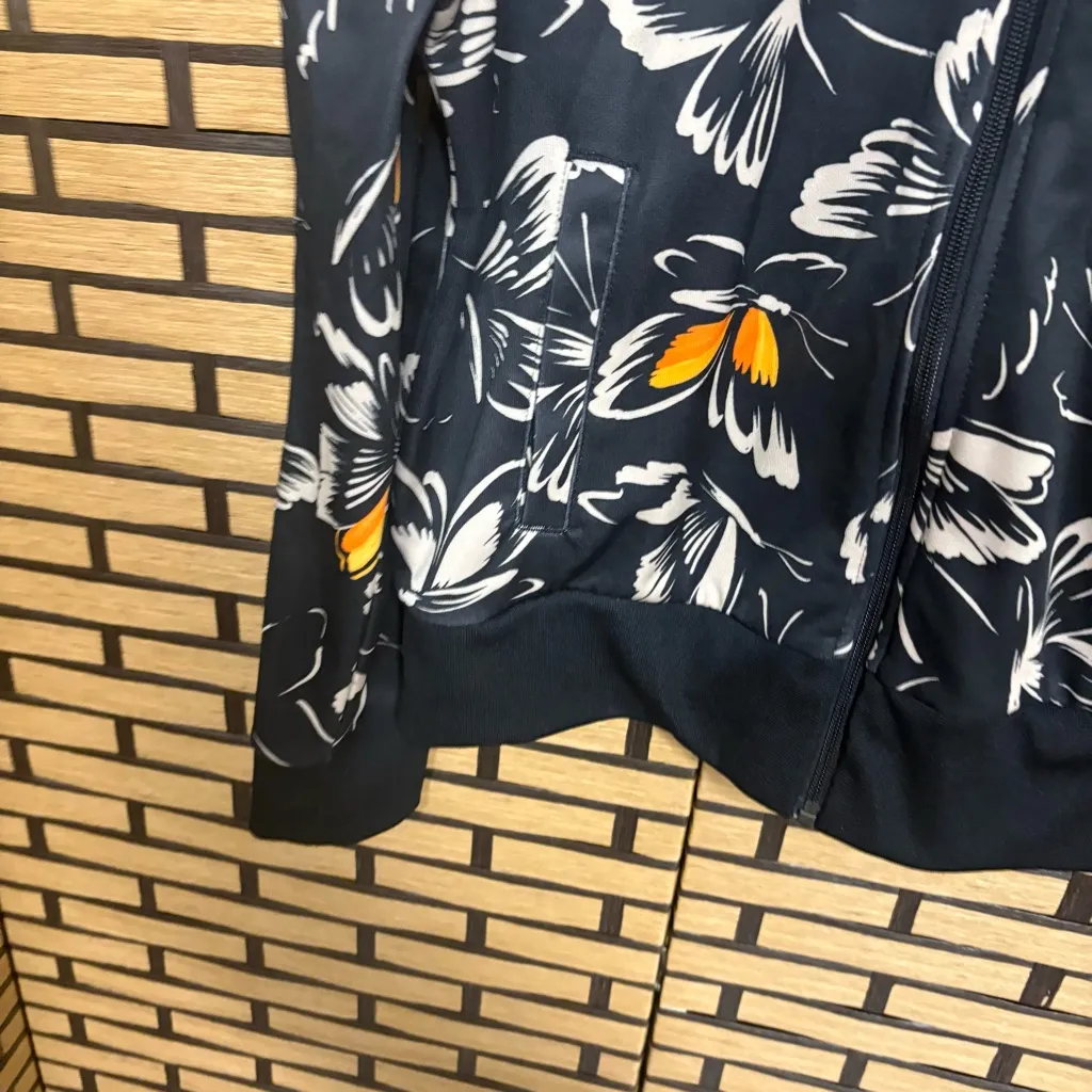 Adidas x Farm Rio Black Butterfly Jacket Size Medium - Image 7