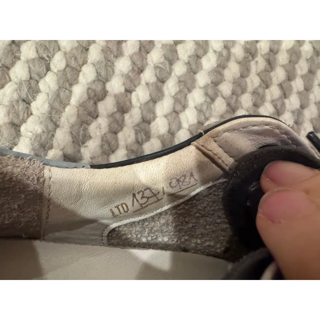 Women's Golden Goose Sneakers Size 8 Black Blue Pink - Image 9