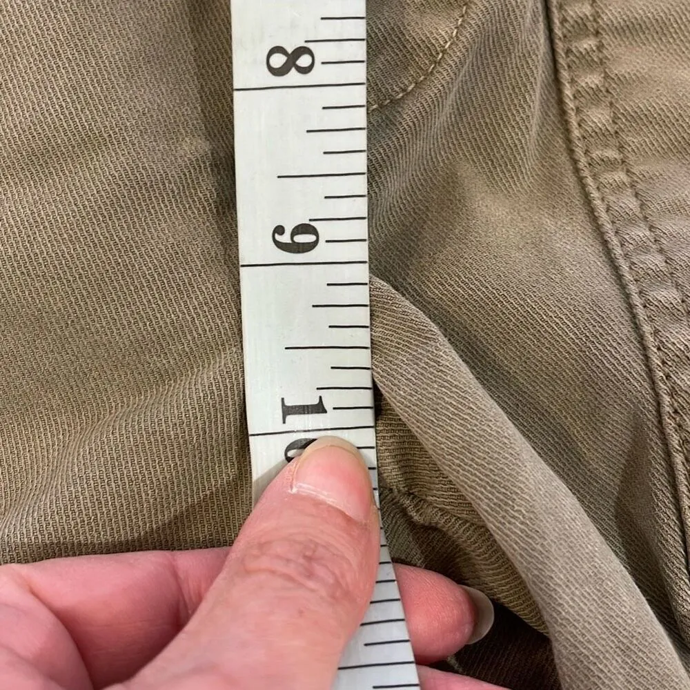 Faherty Traveler Pant Dark Olive Drawstring Womens Size XS MSRP $148 - Image 10