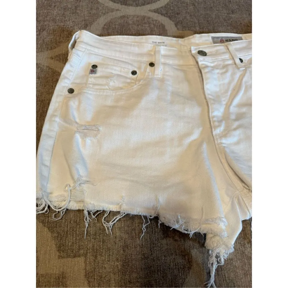 AG Adriano Goldschmied the Bryan ex boyfriend cut off jean shorts size 29 - Image 4