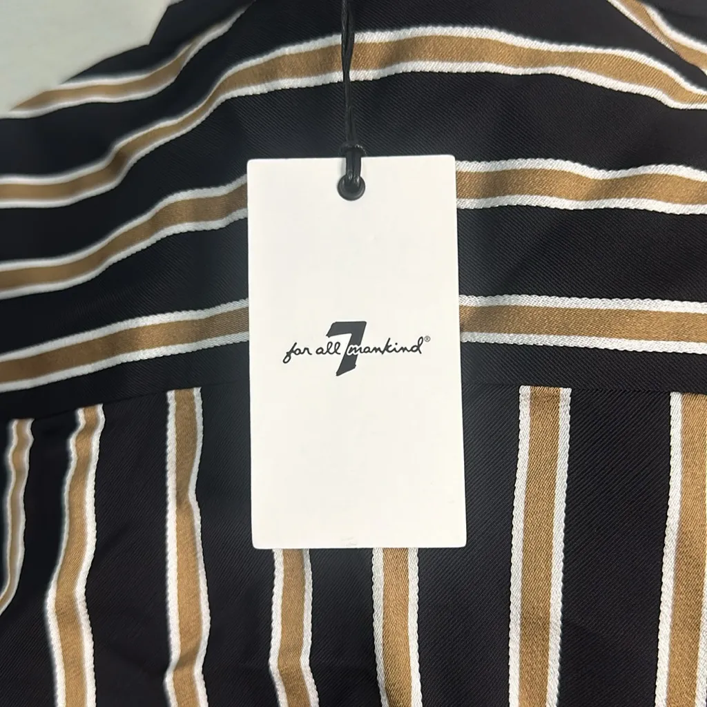 7 For All Mankind Women's Black and Brown Dress Size Small NWT - Image 6