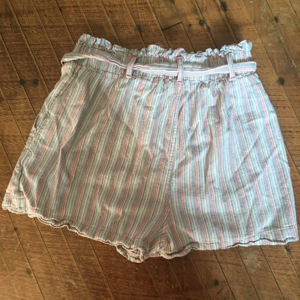 American Eagle multicolored paper bag size S shorts - Image 3