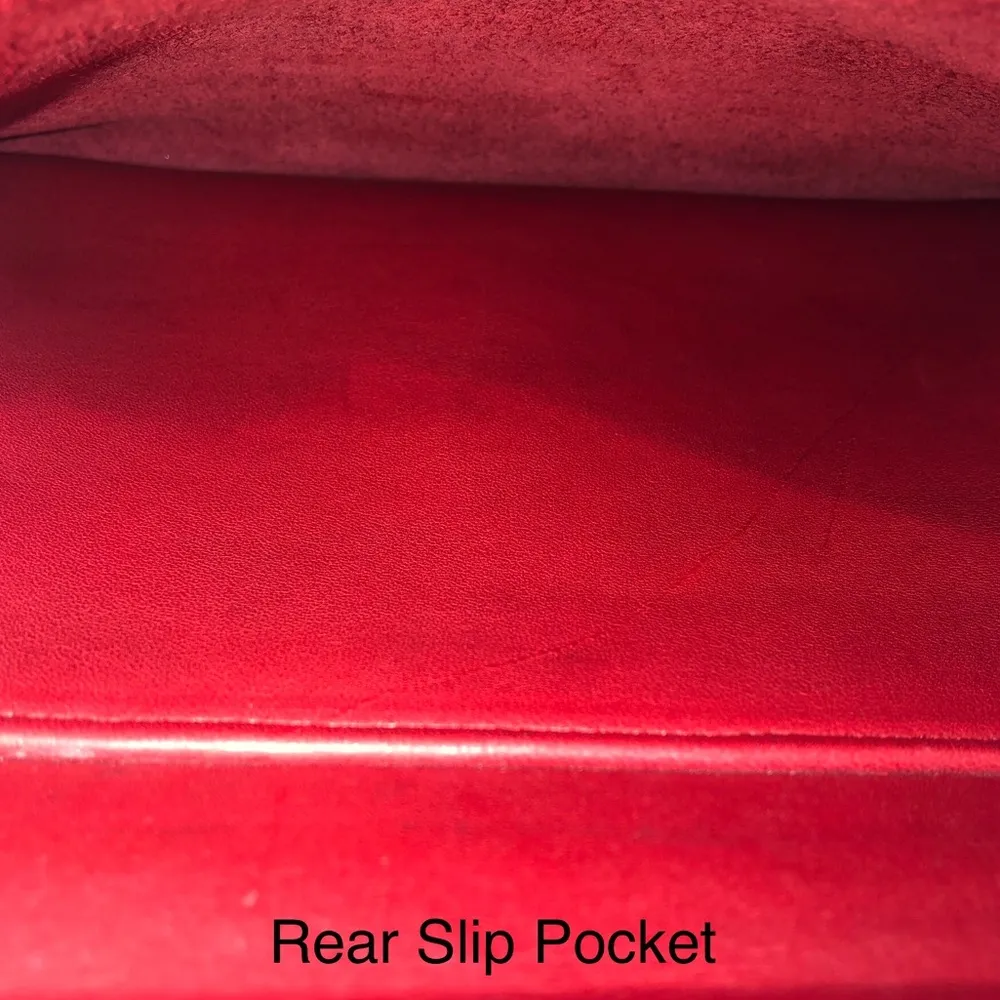 Vintage COACH Willis Red Glove Tanned Top Handle Crossbody Bag 9927 USA COA - Image 8