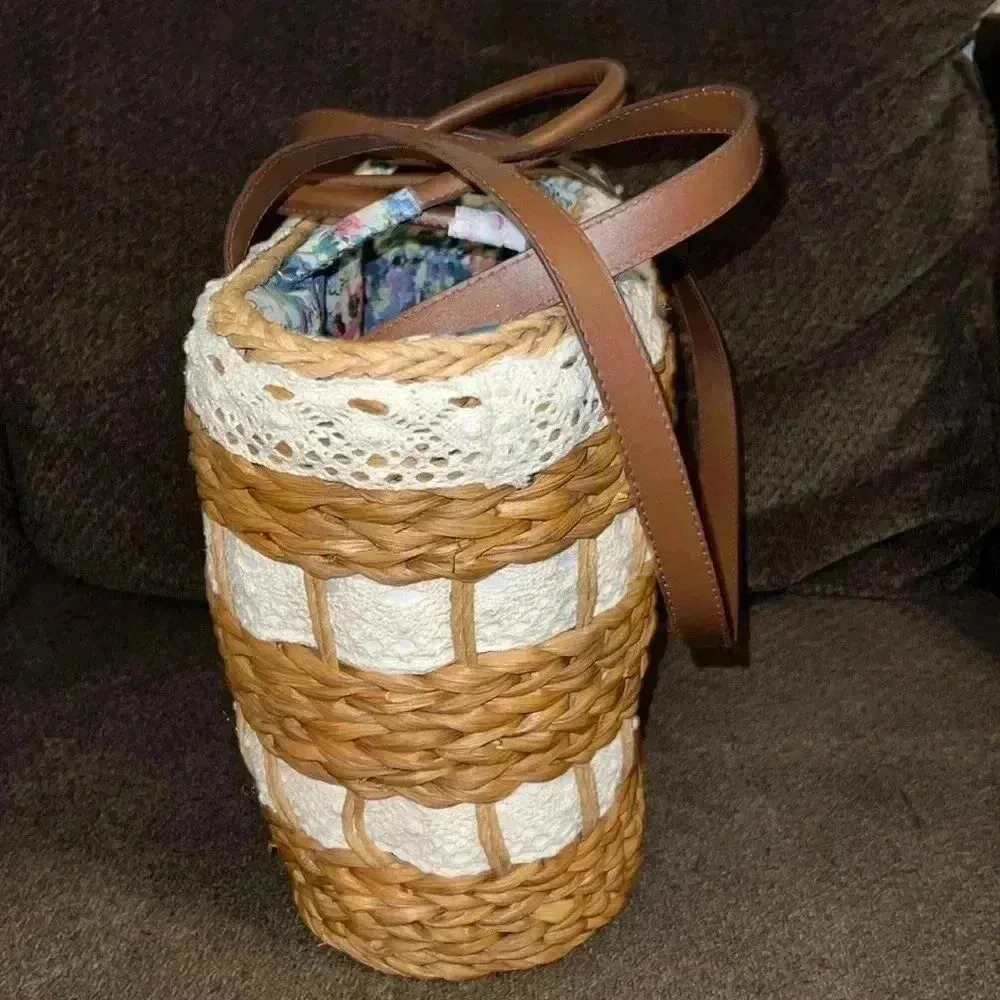 Summer Straw Tote Bag For Women’s Beach Tote - Image 4