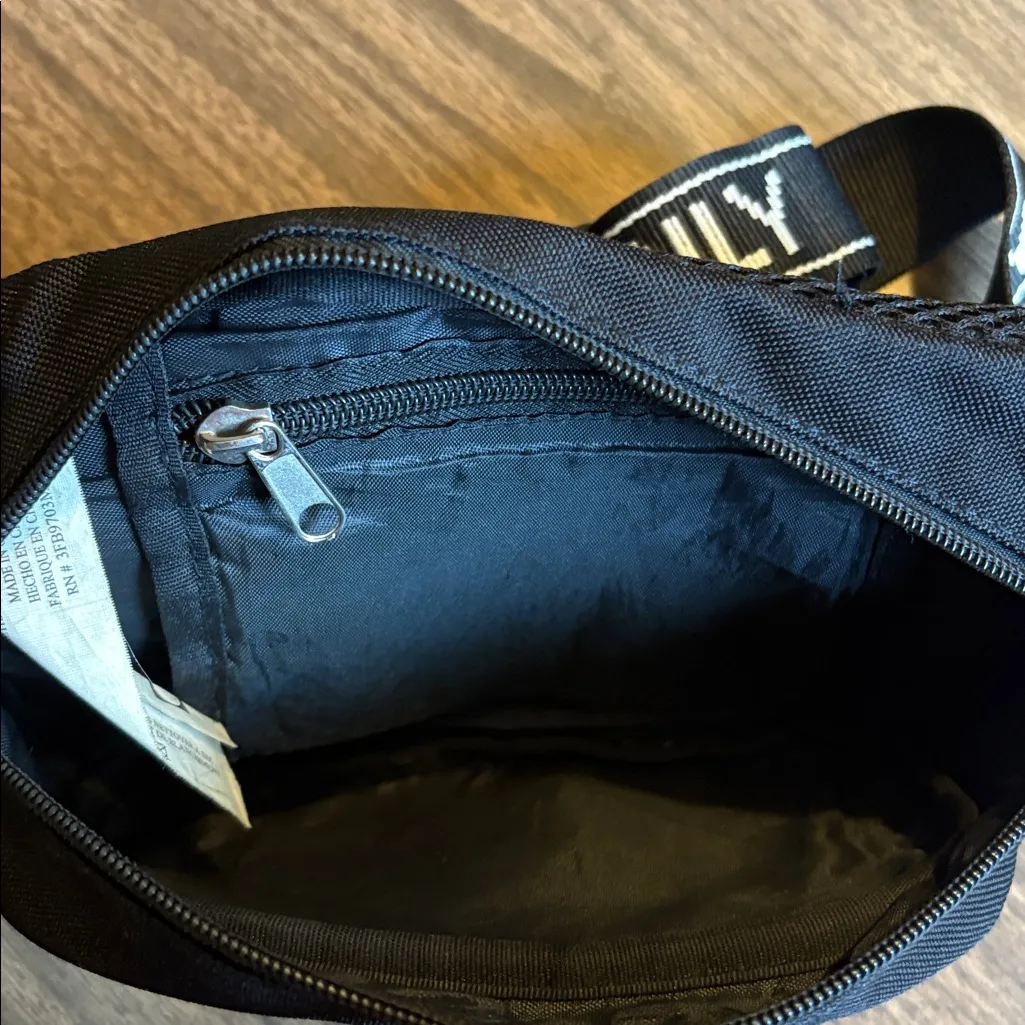 Members Only Black Waist Hip Bag Fanny Pack - Image 3