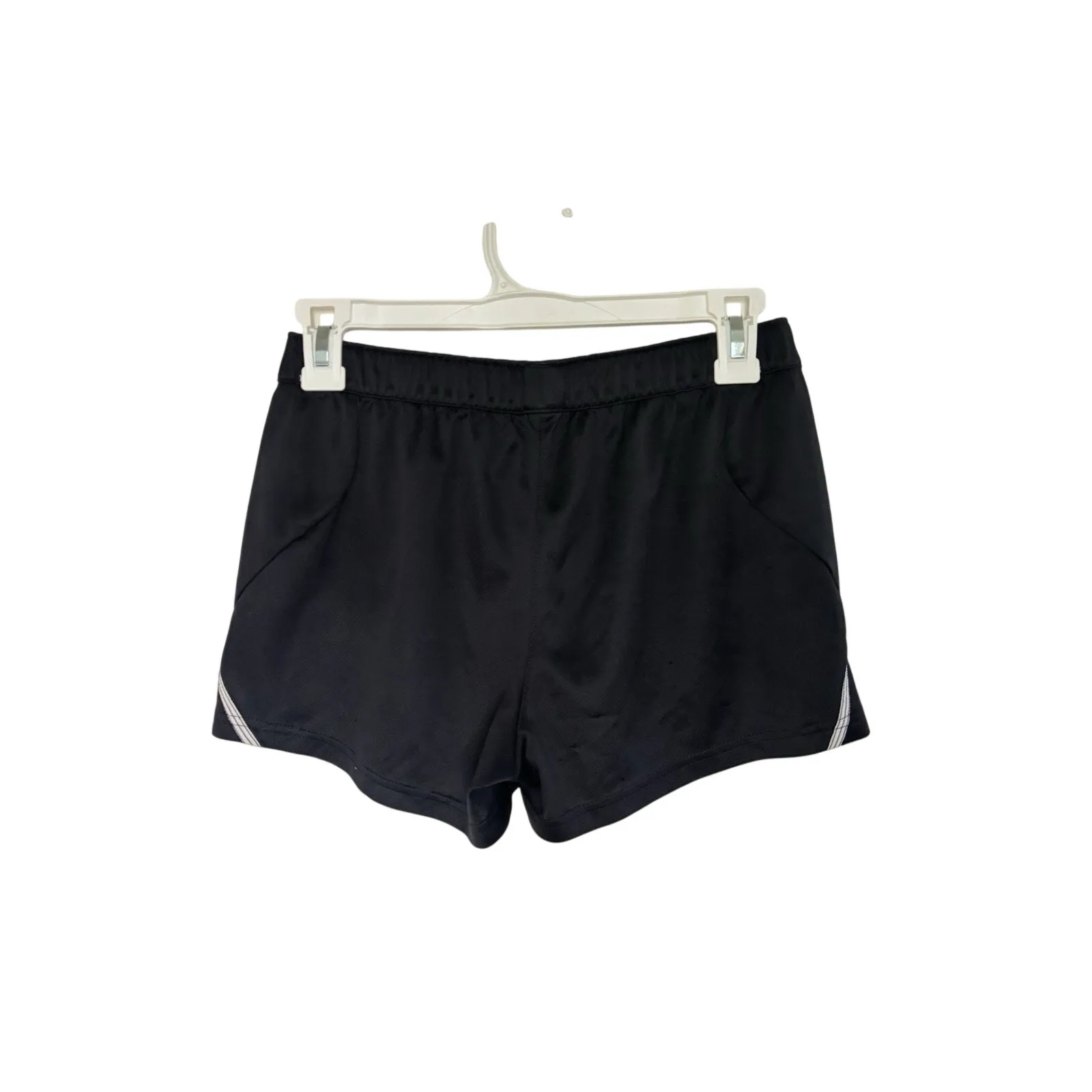 Adidas Black Pull on Fold Over Shorts Size Small Outdoors Comfy Running Workout - Image 3