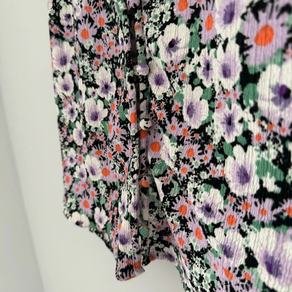 Anthropologie Chalmers Spliced Floral Ruffle Top - Image 6