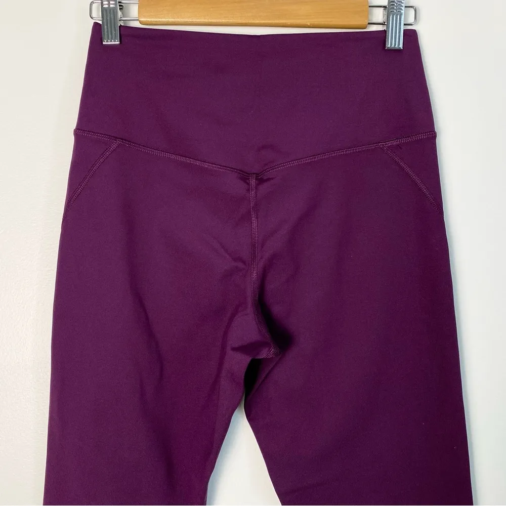 Girlfriend Collective Plum Compressive High Rise Legging Medium Purple Tights - Image 11