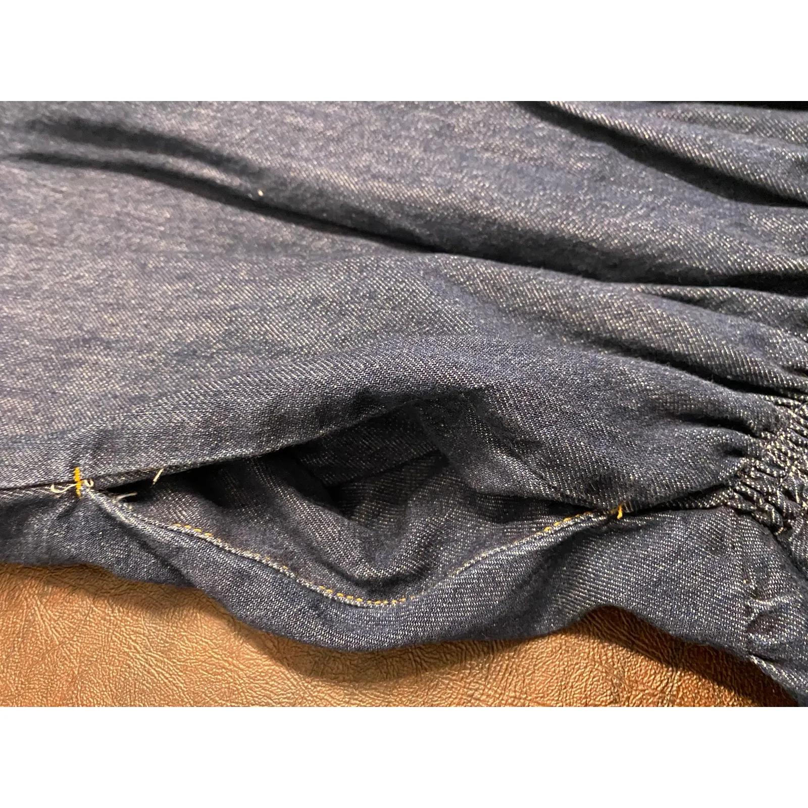 Denim‎ Midi Dress XL V - Image 9