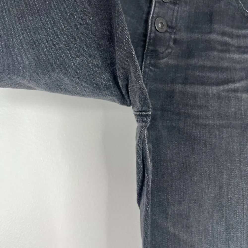 The Isabelle Button Up Step Hem Denim Jeans Size 28R - Image 8