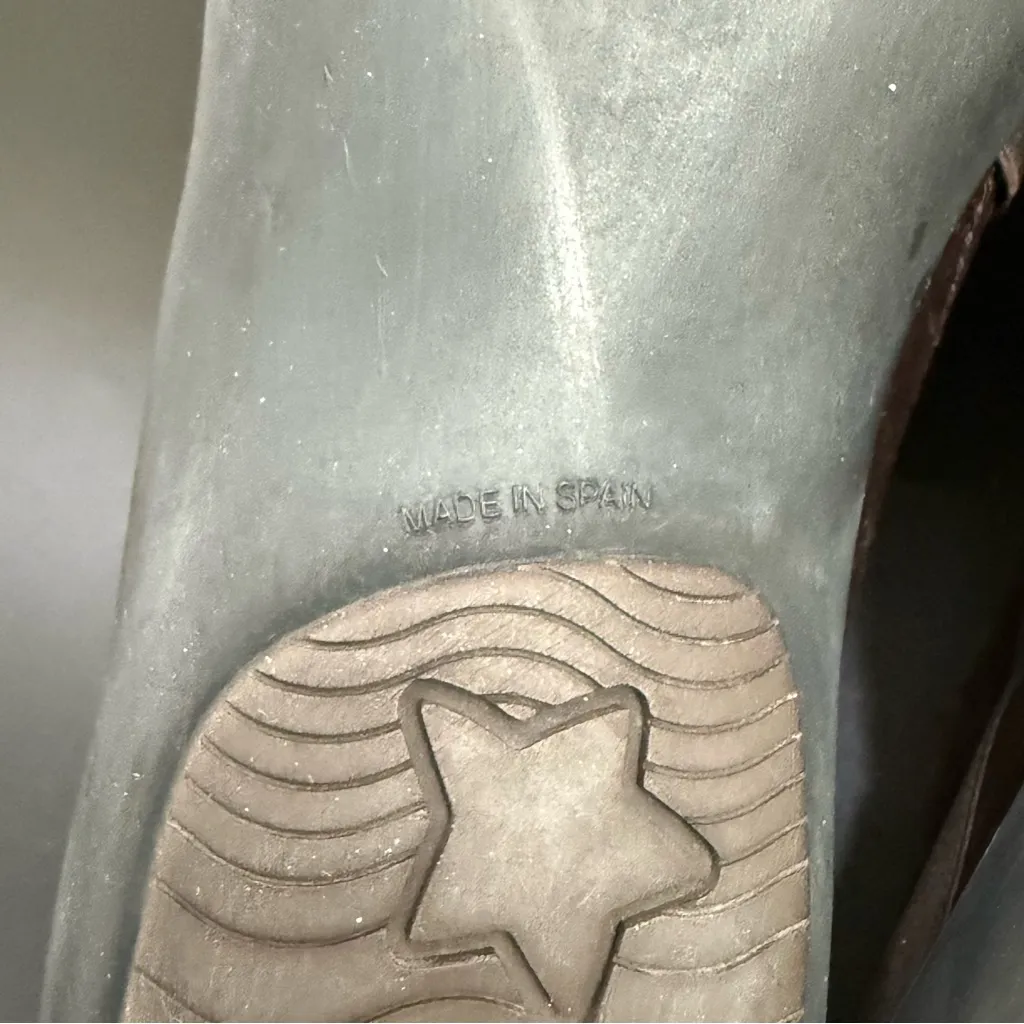 STUART WEITZMAN Chocolate Brown Suede Leather Fur Lined Bandage Strap Sneakers 8 - Image 11