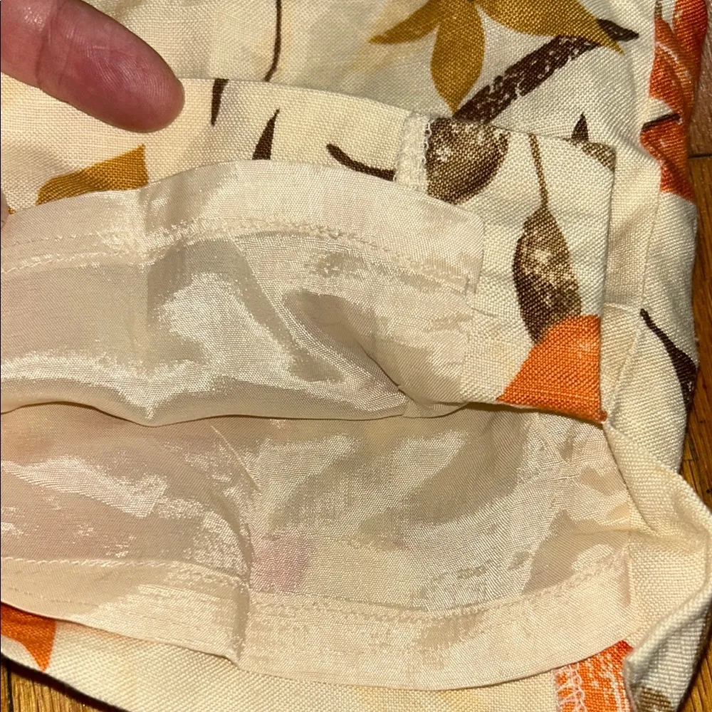 Alexandra Bartlett Floral Trousers with Pink and Orange Accents Size 10 - Image 6