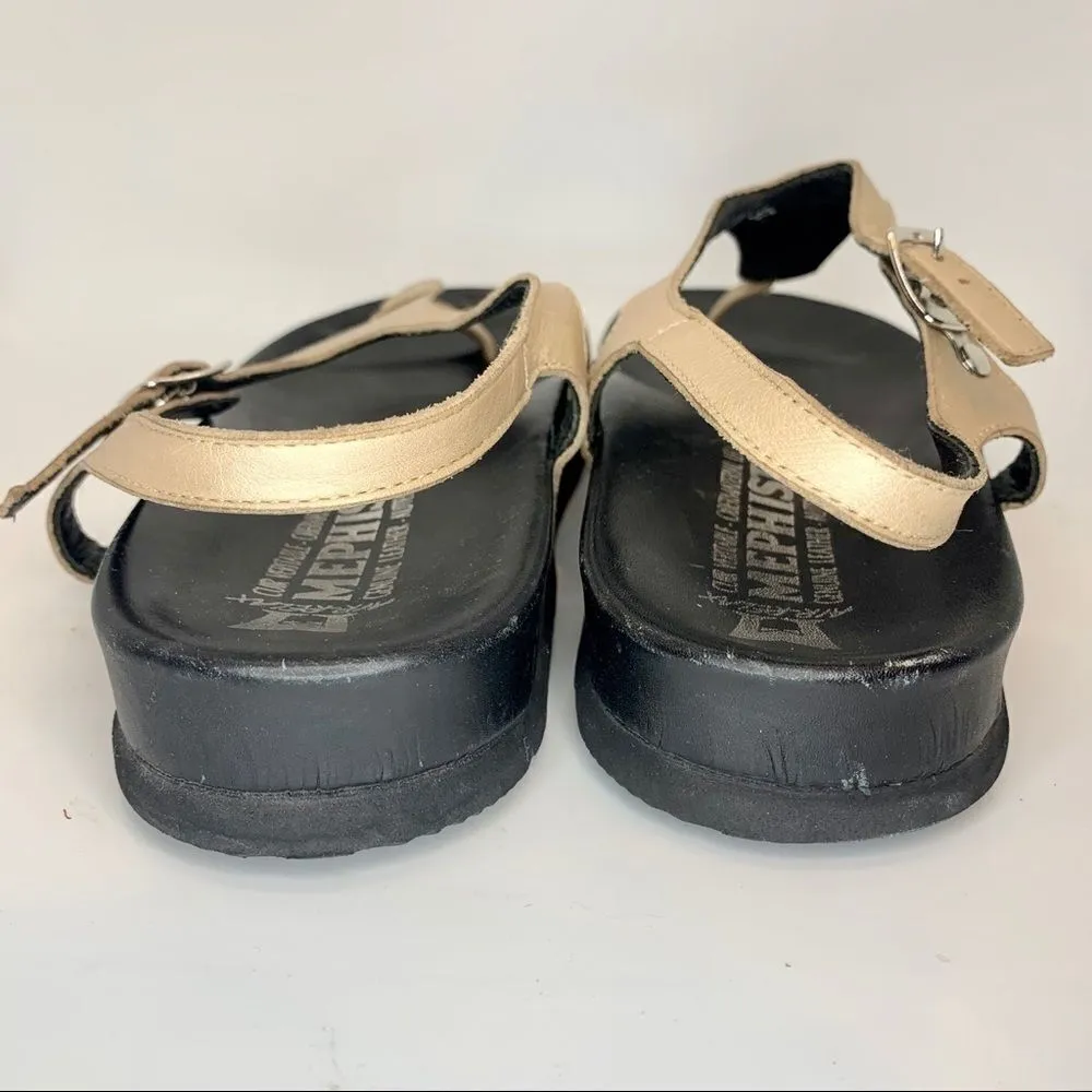 Mephisto sling back thong sandal Black Size 7 - Image 3