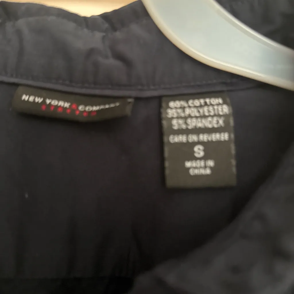 New York & Company Navy Button - Image 4