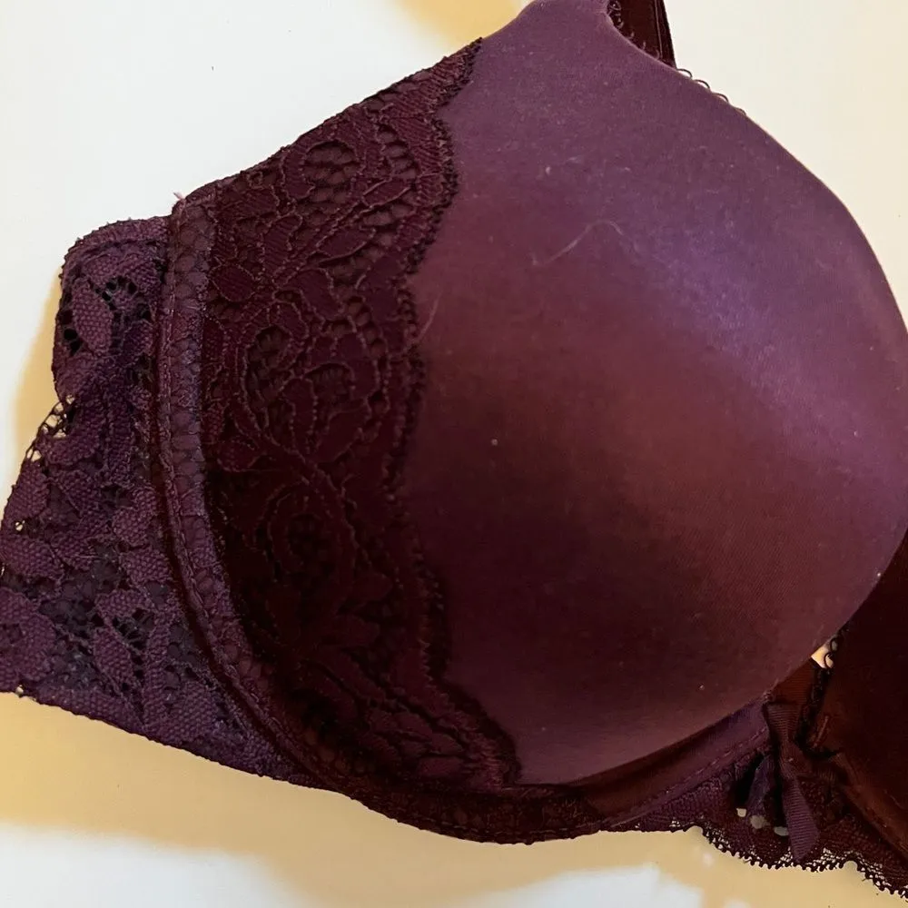 Victoria's Secret Push-Up‎ Maroon Bra - Image 3