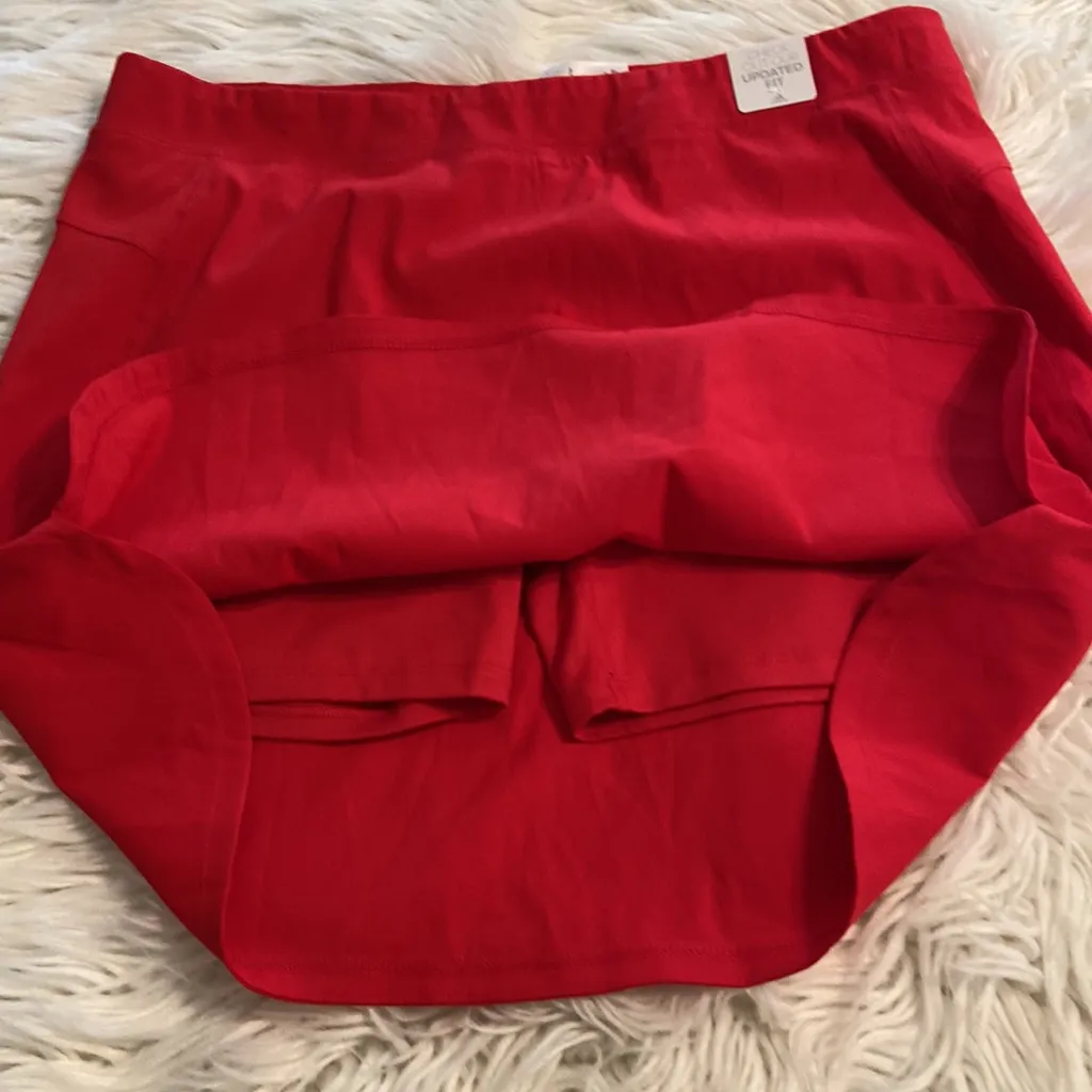 Adidas Bold Red Skirt/Skorts size 10 brand new length 18” waist 32” - Image 8