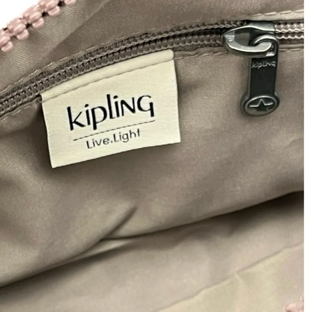 Kipling Zadok Cosmetic Bag Zadok purple Metallic Monkey Keychain Pouch - Image 5