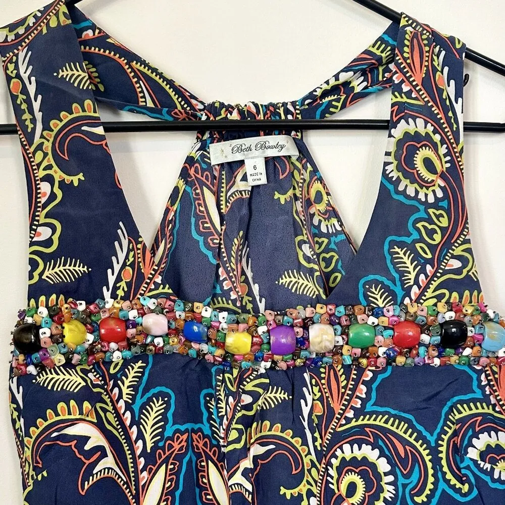 Beth Bowley Silk Beaded Top - Image 2