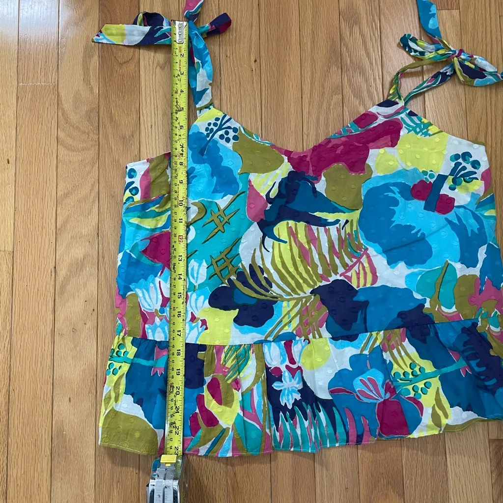 J. Crew Multicolor Camisole with Tie Straps - Image 5