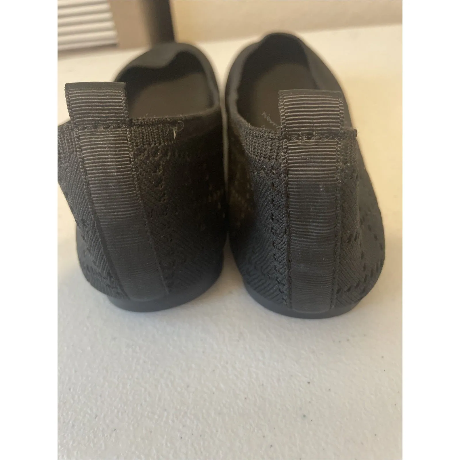 Mia Evanna Black Crochet Round Toe Flats Cushioned Comfort Women’s Size 8M - Image 5