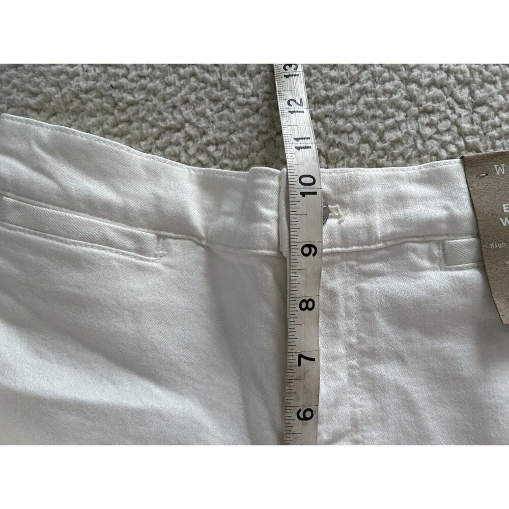 Madewell Womens Wide Leg Cropped Emmett Stretch Denim in Vintage Canvas - Image 7