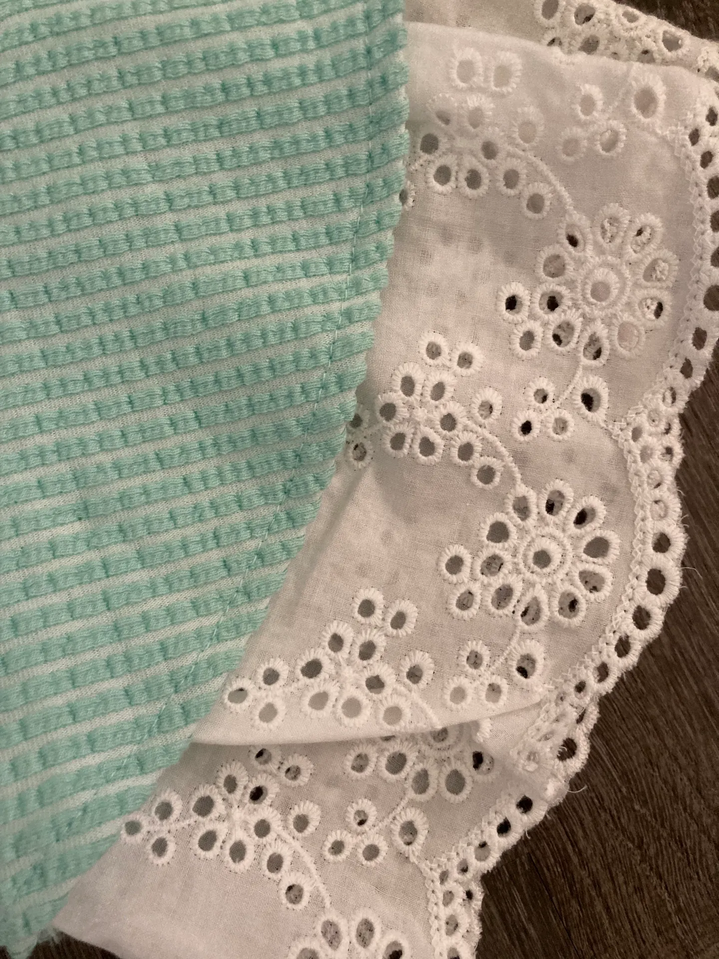 ELLE 3/4 Ruffle Sleeve Blouse Top Size M - Image 3