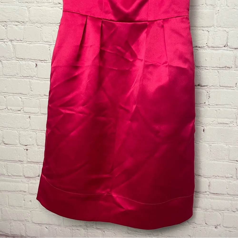 THREAD Pink Cowl Neck Sheath Mini Dress With Pockets Size 0 prom event bridesmai - Image 2