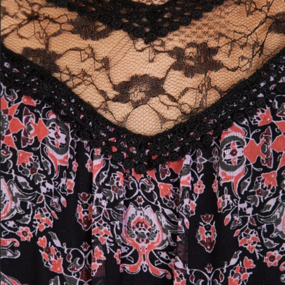 💕💕 Moroccan Printed Maxi Dress ~ Boho Chic Festival Size 6 - Image 8