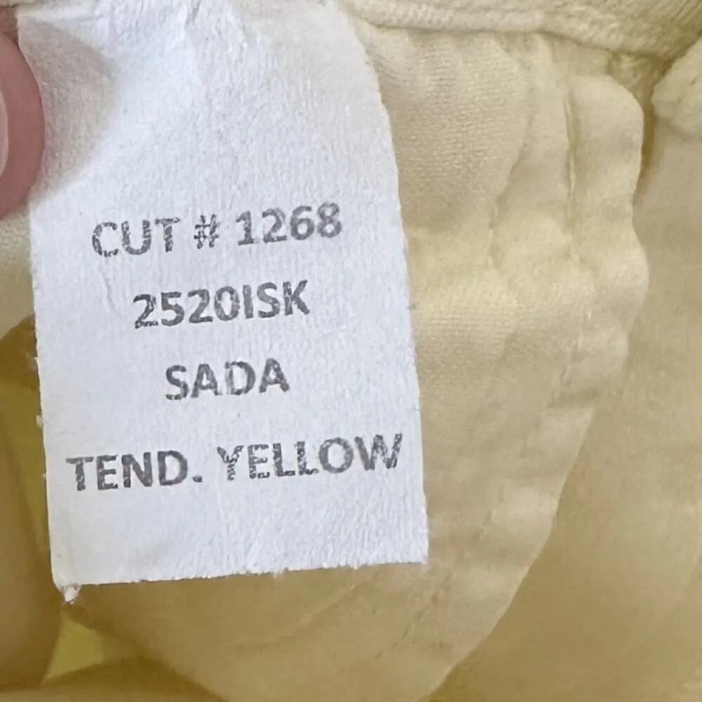 NWT L'AGENCE Sada High Rise Slim Cropped Jean in Tender Yellow - Size 25 - Image 5