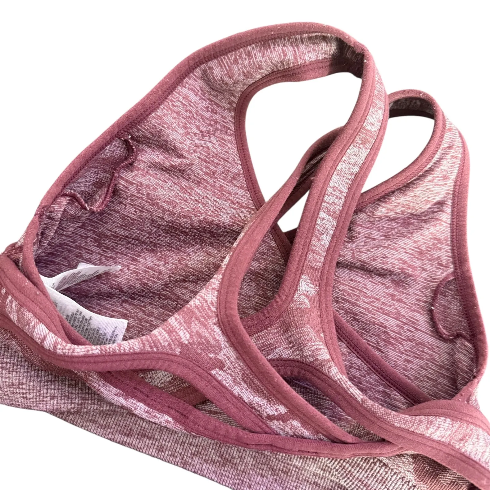 Gymshark Adapt Camo Seamless Sports Bra Women's XS Crisscross Back‎ Athletic - Image 9