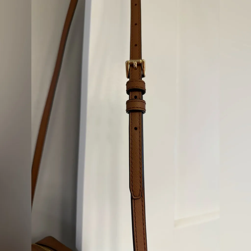 Michael Kors MK logo print Houston Crossbody Bag - Image 4