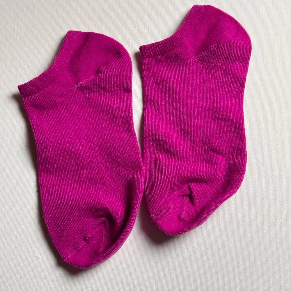 Bright Neon Pink & Citron Ankle Socks Two Pack Set Accessories NWOT Yellow - Image 6