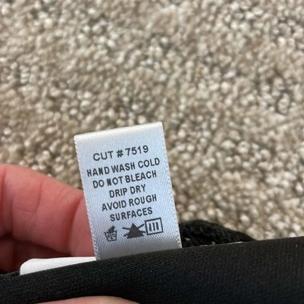 Robin Piccone Black Halter Crochet Bikini Top - Image 8