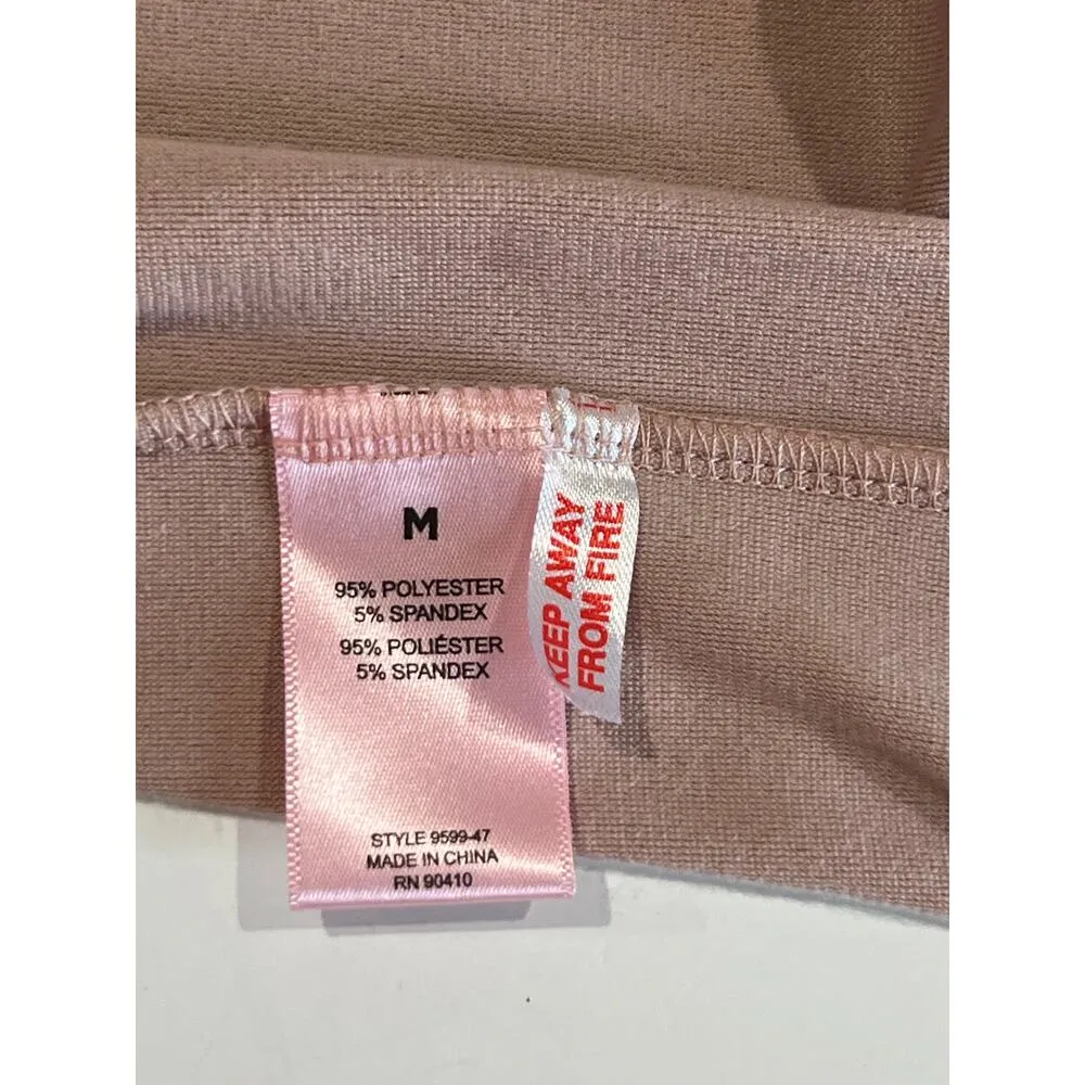 Juicy Couture Rhinestone Velour Pink Top Women's Size M Y2K Mean Girls Stretch - Image 6