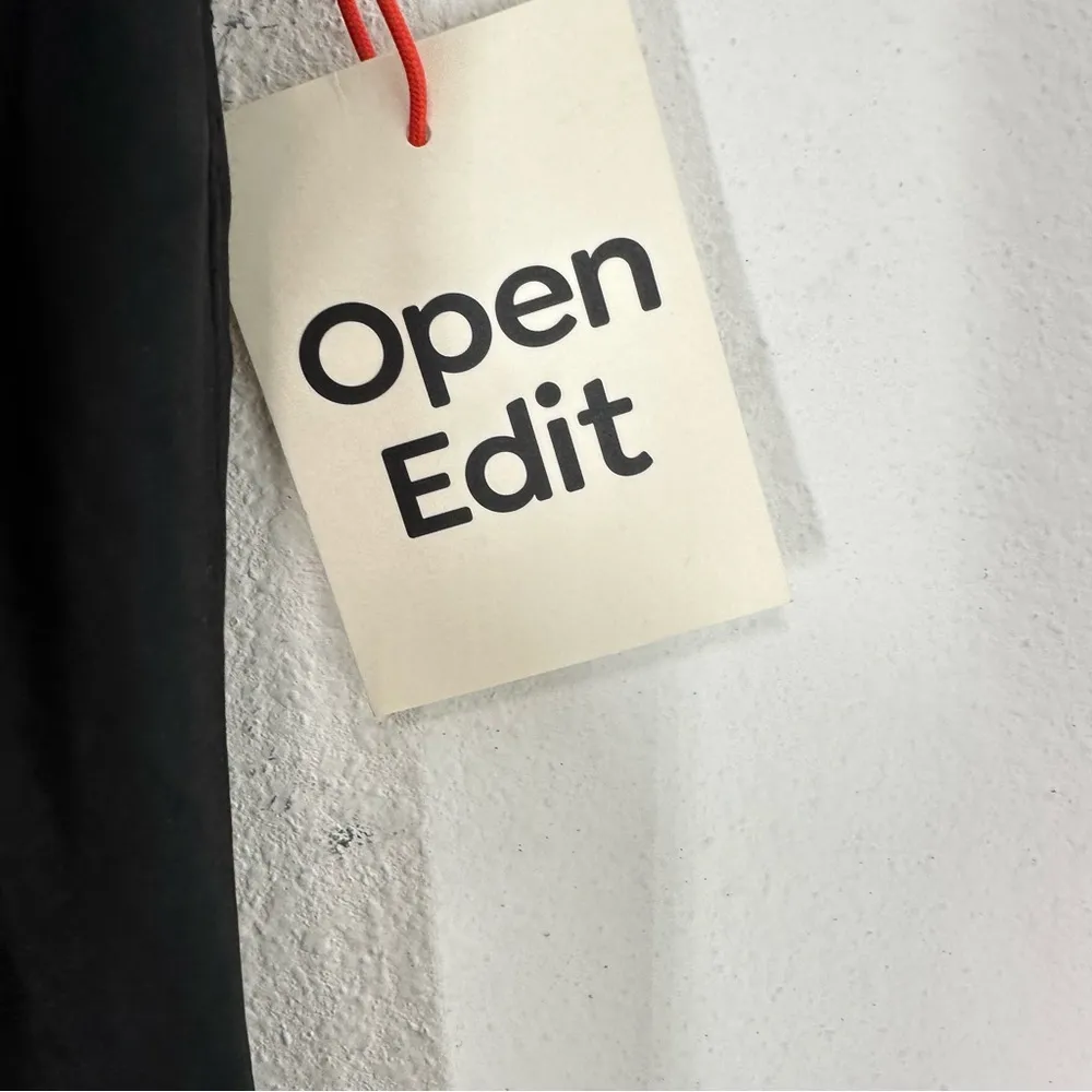 Open Edit Nordstrom Black Pull On Maxi Skirt Contemporary Date Night Size S NWT - Image 3