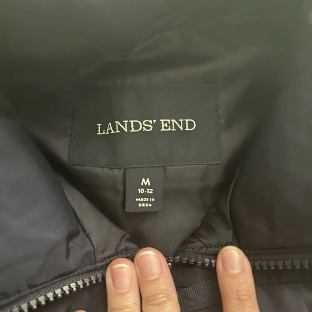 Lands' End Navy Blue Vest Size M - Image 4